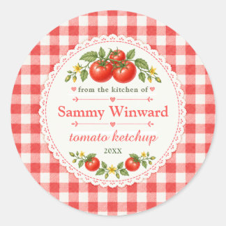 Tomato Ketchup Homemade Gift Label