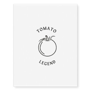 tomato legend temporary tattoos