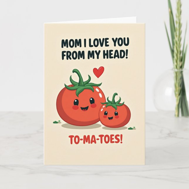 Tomato Love Mom Card (Front)