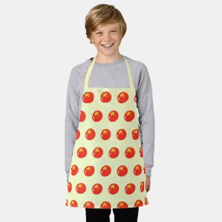 tomato on yellow