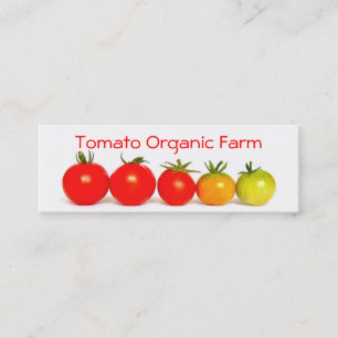 Tomato Organic Farm Mini Business Card