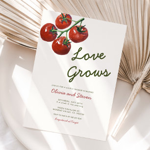 Tomato Party Theme Couple Shower Invitation