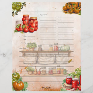 Tomato Paste Full Page Recipe