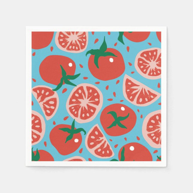 Tomato pattern napkins (Front)