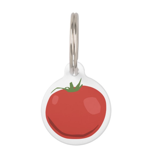 Tomato Pet ID Tag (Front)
