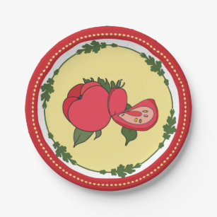 Tomato Picnic Plate