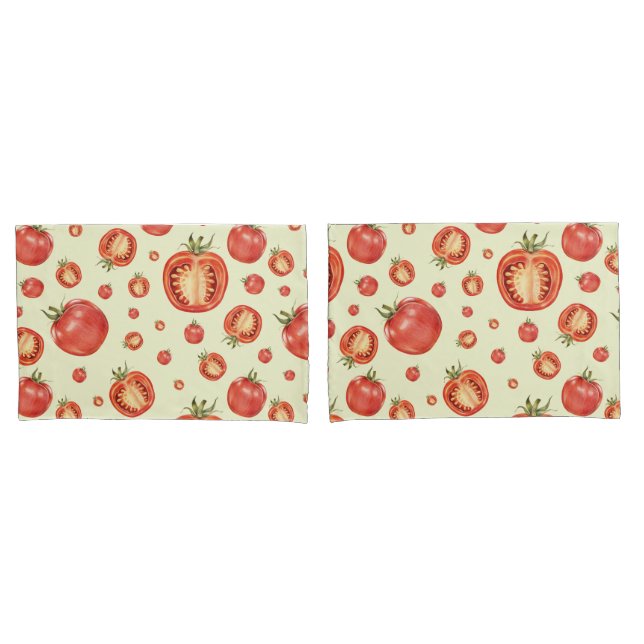 Tomato Pillow Case (Front-Set)