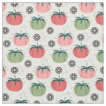 Tomato Pin Cushions and Bobbins - Pink Lime Fabric