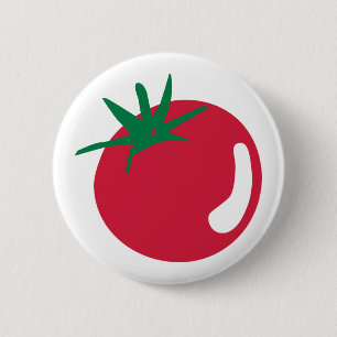 Tomato Pinback Button
