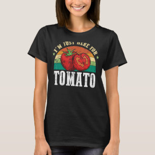 Tomato Plant Based Diet Vintage Gardening Gardener T-Shirt