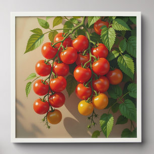 Tomato Plant Gardening Themed Summer Vibes Peel And Stick Photo Tile