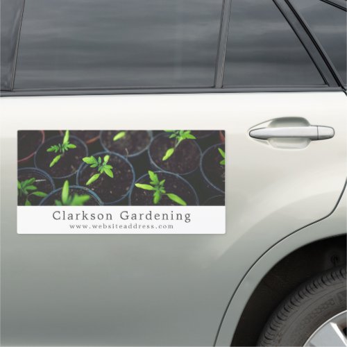 Tomato Plants Gardening Service Horticulturist Car Magnet