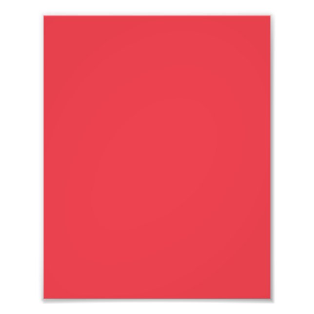 Tomato Red Art Print – Customizable (Front)
