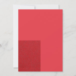 Tomato Red Bottom Block Card – Customizable