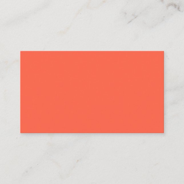 Tomato Red Business Card (Front)