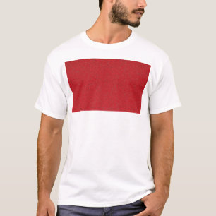 Tomato Red Chest Block Tee – Customizable