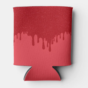 Tomato Red Drip Can Cooler – Customizable