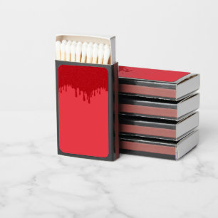 Tomato Red Drip Custom Matchboxes