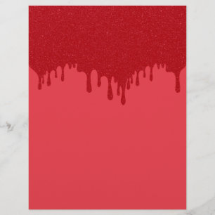 Tomato-Red Drip Effect Bulk Flyer – Customizable