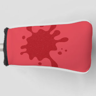 Tomato-Red Drip Putter Cover – Customizable