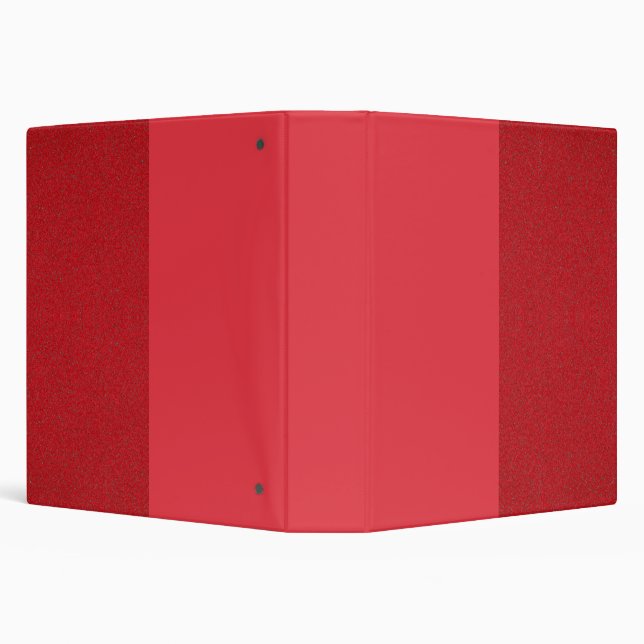 Tomato Red Dual Texture Binder – Customizable (Background)