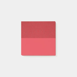 Tomato Red Dual-Texture Post-It Notes – Customize
