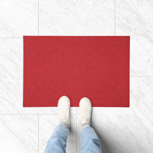 Tomato Red Dual-Tone Custom Doormat