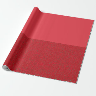 Tomato Red Duo Tone Wrapping Paper – Customizable