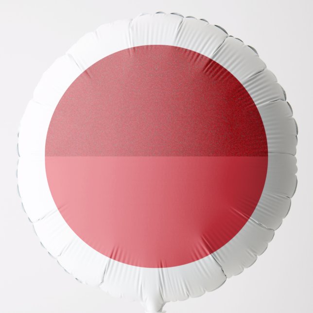 Tomato Red Half-&-Half Circle Balloon – Customize (Front)