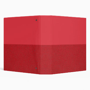 Tomato Red Half-Noise Binder – Customizable