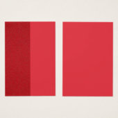 Tomato Red Horizon Profile Card – Customizable (Front & Back)