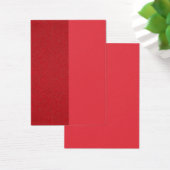 Tomato Red Horizon Profile Card – Customizable (Desk)