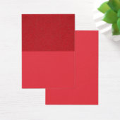 Tomato Red Horizon Split Profile Card – Customize (Desk)