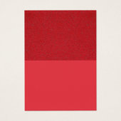 Tomato Red Horizon Split Profile Card – Customize (Front)