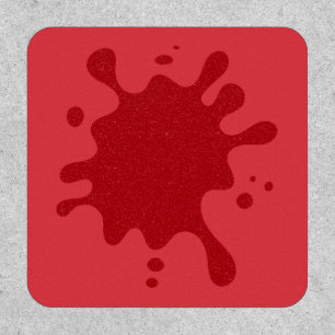 Tomato Red Ink Blot Patch – Customizable