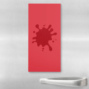 Tomato Red Ink Drop Memo Pad – Customizable