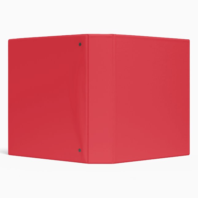 Tomato Red Modern Custom Binder (Background)