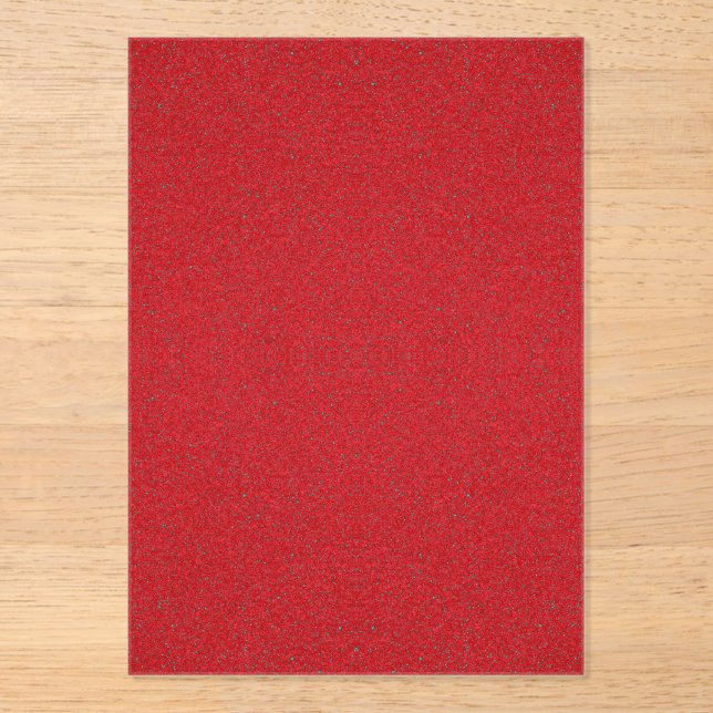 Tomato Red Noise-Effect Acrylic Invite – Customize Invitations (Front)