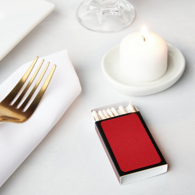 Tomato Red Noise-Effect Matchbox – Customizable Matchboxes (Insitu)