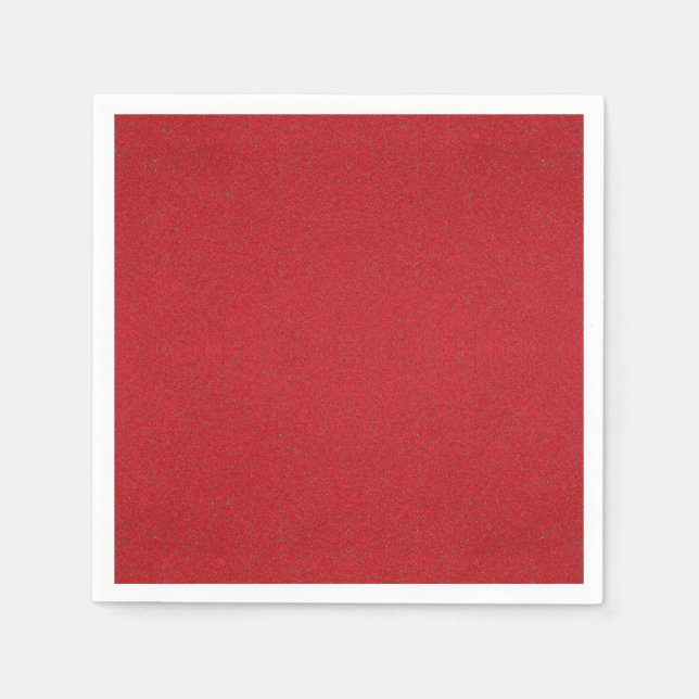 Tomato Red Noise Effect Paper Napkin – Customize (Front)