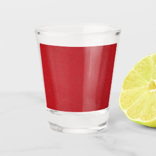 Tomato Red Noise-Effect Shot Glass – Customizable