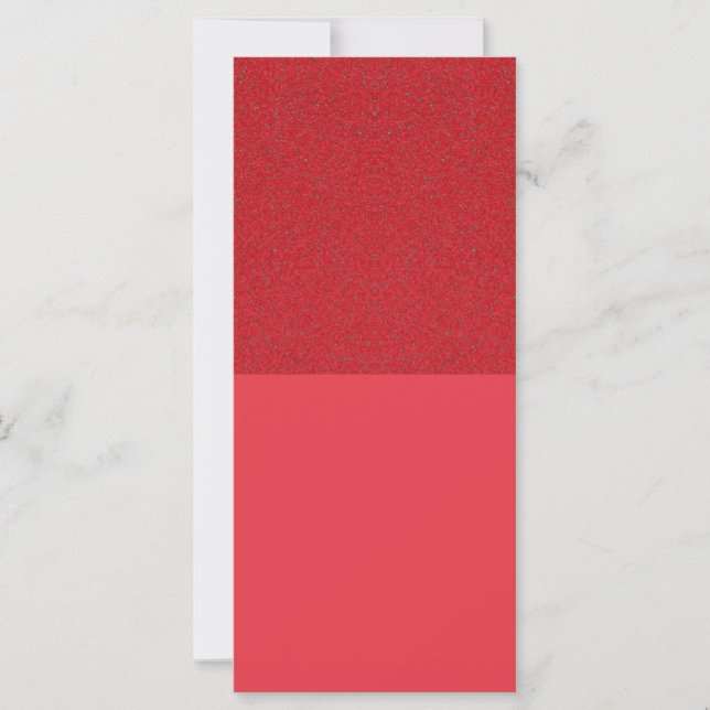 Tomato Red Noise Flat Card – Customizable Bulk (Front)