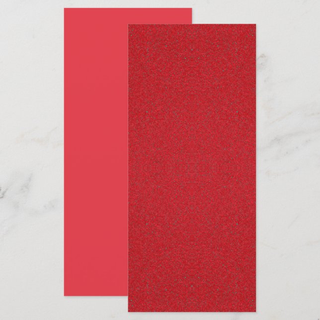 Tomato Red Noise Flat Cards – Customizable (Front/Back)