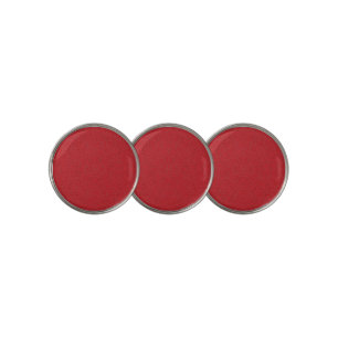 Tomato Red Noise Golf Ball Markers – Customizable