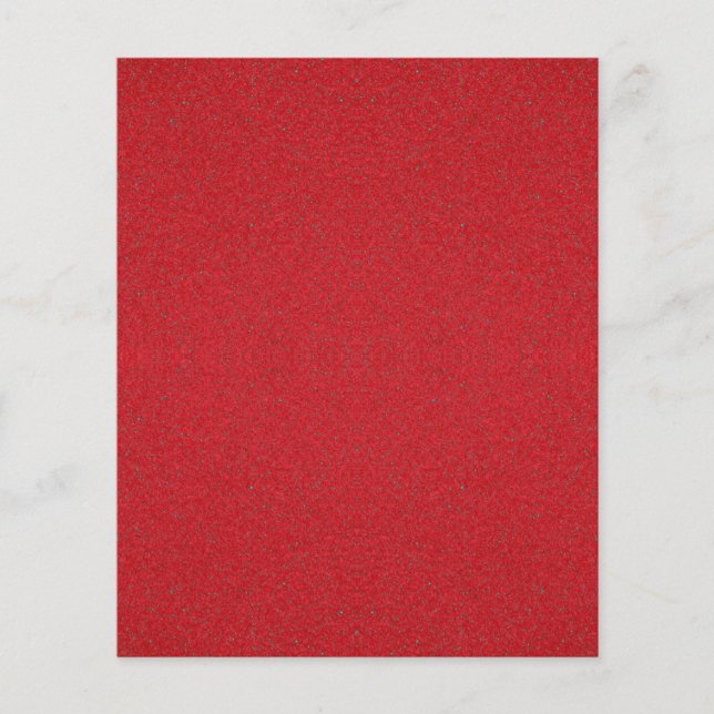 Tomato Red Noise Square Flyer – Customizable (Front)