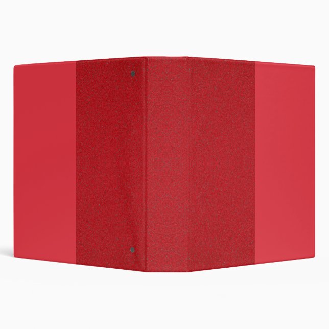 Tomato Red Noise Stripe Binder – Customizable (Background)