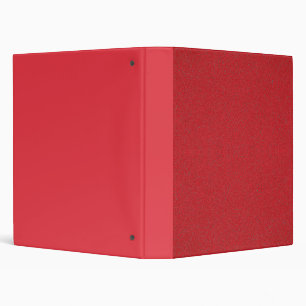 Tomato Red Noise Texture 3-Ring Binder – Customize