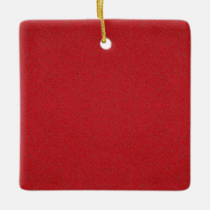 Tomato Red Noise Texture Ornament – Customizable
