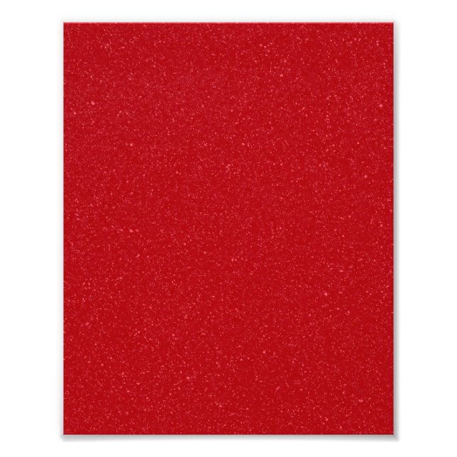 Tomato Red Noise Texture Poster – Customizable (Front)