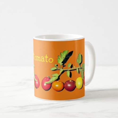 Tomato Red Orange Yellow Photo Garden Vegetable Coffee Mug